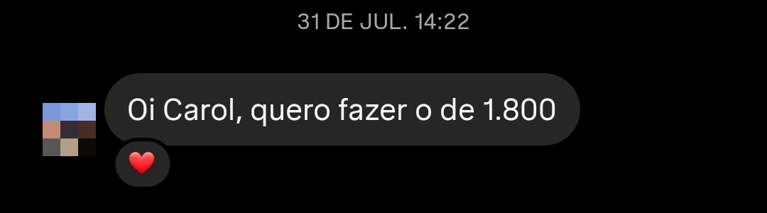 Uma única análise, com devolutiva e retorno em 30 dias, vendida com uma sequência de stories